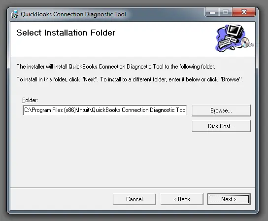 Installation folder screenshot