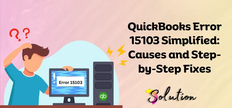 QuickBooks Error 15103