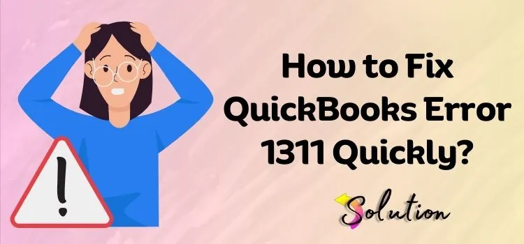 QuickBooks Error 1311