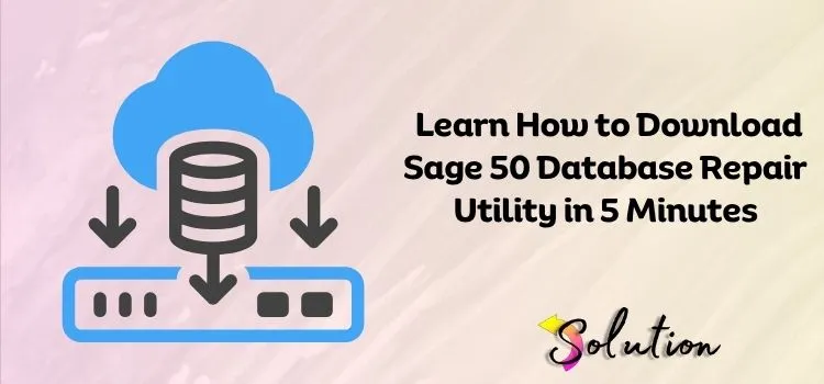 Sage 50 database repair utility